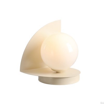 Loop Schreibtischlampe Metall Creme