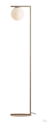 Zac Stehleuchte Metall Beige