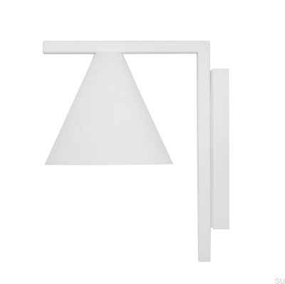Form Metall Wandleuchte Weiß