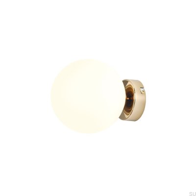 Ball S Wandleuchte Metall Gold