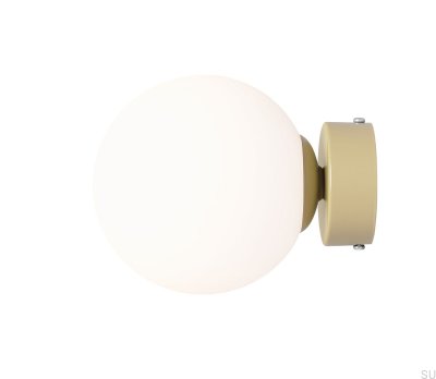 Ball S Metall-Pistazie-Wandleuchte