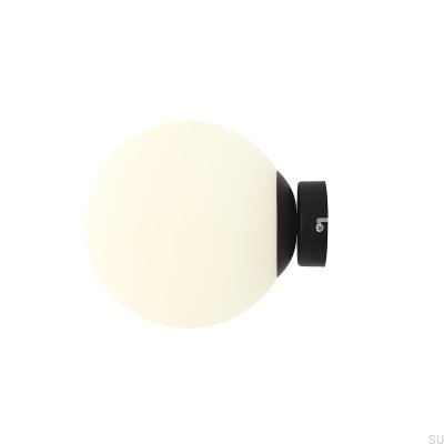 Ball M Wandleuchte Metall Schwarz