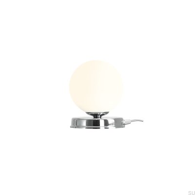 Ball S Schreibtischlampe Metall Silber Chrom