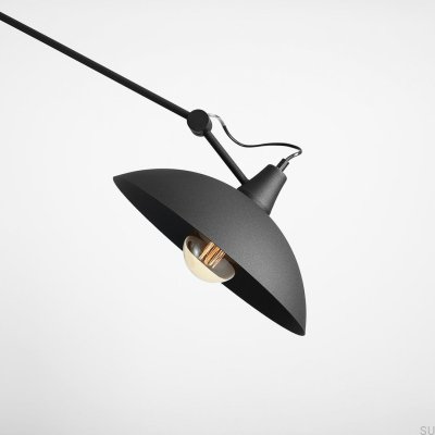 Melos Deckenleuchte Metall Schwarz