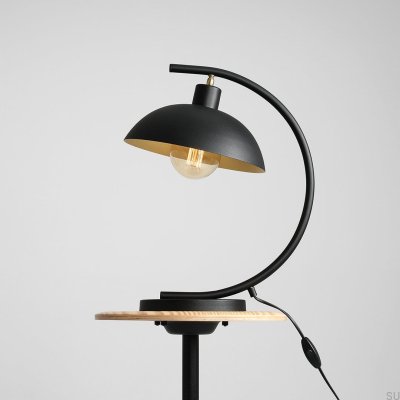 Espace Schreibtischlampe Metall Schwarz