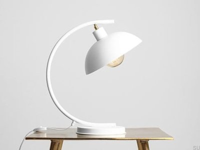 Espace Schreibtischlampe Metall Weiß