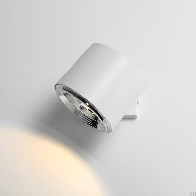 Wandleuchte Bot Metall Weiß