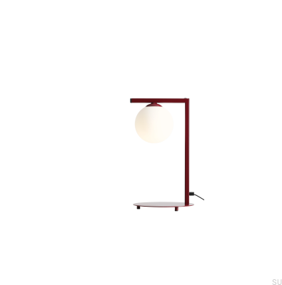 Zac Schreibtischlampe Metall Rot