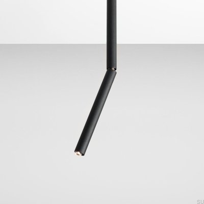 Stick All Medium Deckenleuchte aus schwarzem Metall