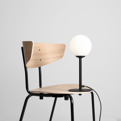 Pinne Schreibtischlampe Metall Schwarz
