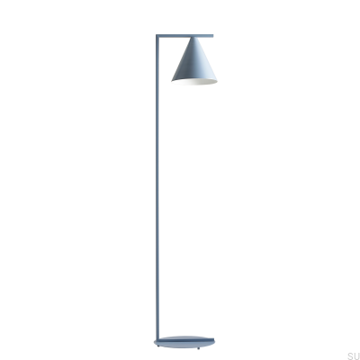 Stehleuchte Form Metall Blau
