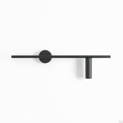 Trevo Metall-Wandleuchte in Schwarz (rechts)
