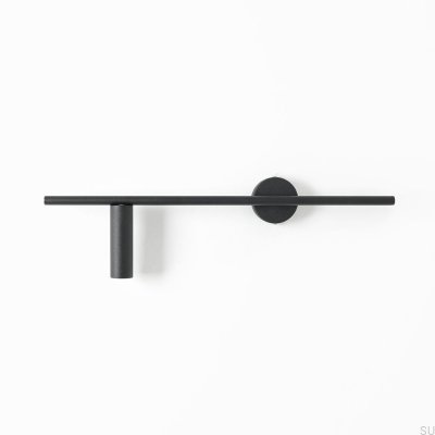 Trevo Metall-Wandleuchte in Schwarz (links)