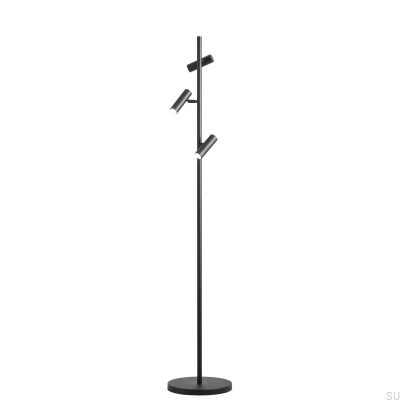Trevo Stehleuchte Metall Schwarz