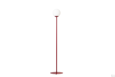 Pinne Stehleuchte Metall Burgund