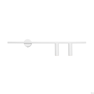 Trevo 2 Metall-Wandleuchte Weiß (Rechts)