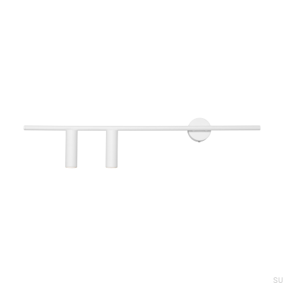Trevo 2 Metall-Wandleuchte Weiß (Links)