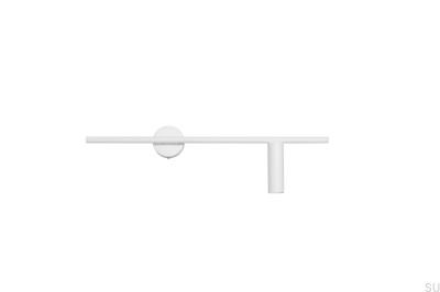Trevo Metall-Wandleuchte Weiß (Rechts)