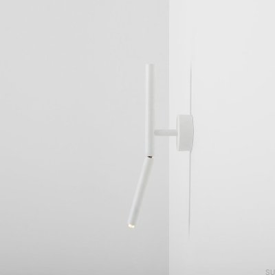 Stick Wandleuchte Metall Weiß