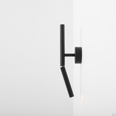 Stick Wandleuchte Metall Schwarz