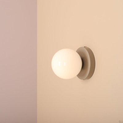 Ball II S Wandleuchte Metall Beige