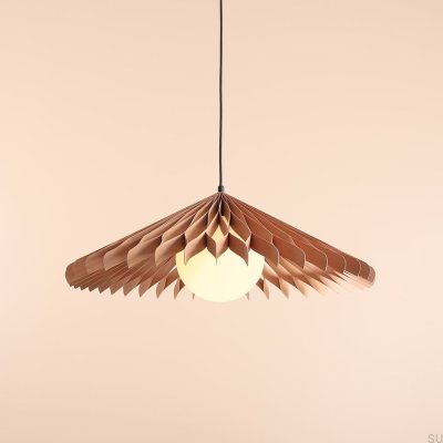 Hängelampe Nature Sun XL Holz Buche