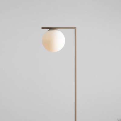 Zac Stehleuchte Metall Beige