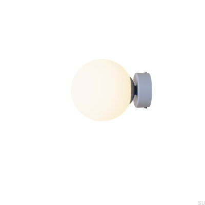 Ball S Wandleuchte Metall Blau