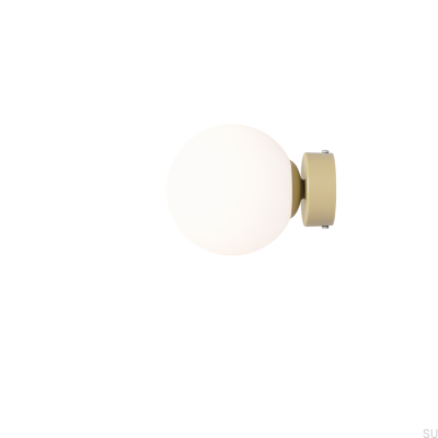 Ball S Metall-Pistazie-Wandleuchte