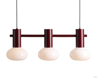 Flo 3 S Metall Rote Hängelampe