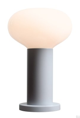 Flo S Schreibtischlampe Metall Grau