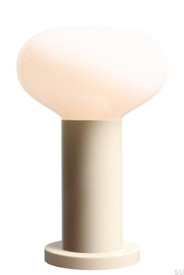 Flo S Schreibtischlampe Metall Creme