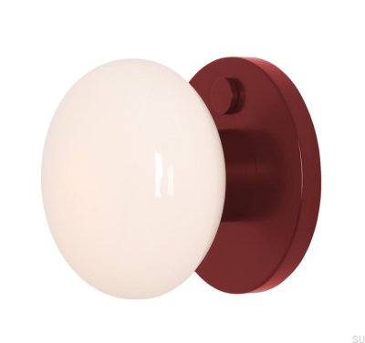 Flo S Wandleuchte Metall Rot