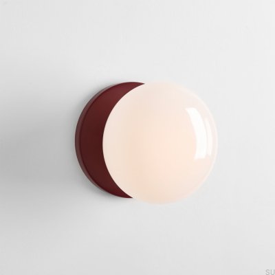 Flo S Wandleuchte Metall Rot
