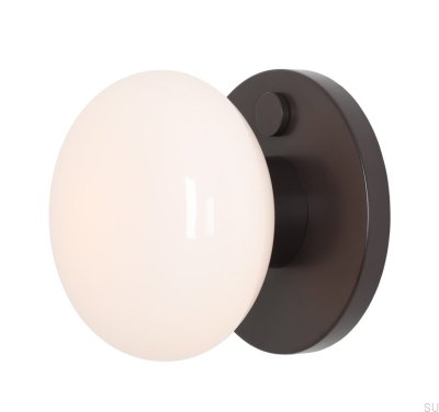 Flo S Wandleuchte Metall Braun