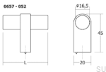 0657192L618--Uchwyt-meblowy-podłużny-Nobb-192-Aluminiowy-Szczotkowany-Złoty-Viefe-Skandynawskie-Uchwyty