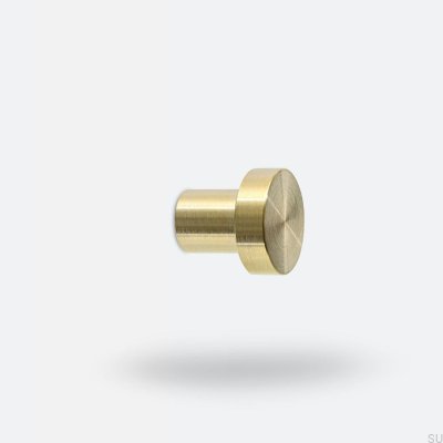 Wandhalter Nena S Short W Messing, unbemalt gebürstet