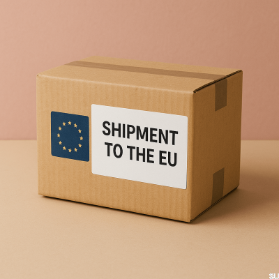 Teilversand in die EU und nach England