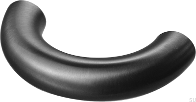 Arch 052 41 länglicher Möbelgriff Messing Schwarz Chrom Gebürstet