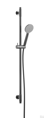 Duschstange mit verstellbarer Wandhalterung ARM100 Messing Schwarz Chrom