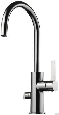Küchenarmatur mit Spülmaschinenventil ARM184 Messing Silber Chrom