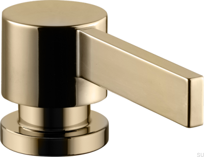 ARM228 Seifenspender aus Messing, Honiggold