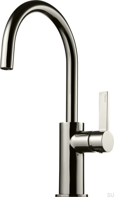 ARM380 Küchenarmatur aus Messing und Schwarzplatin