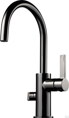 Küchenarmatur mit Spülmaschinenventil ARM384 Messing Schwarz Chrom