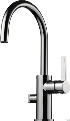 Küchenarmatur mit Spülmaschinenventil ARM384 Messing Silber Chrom