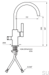 9426265--Bateria-kuchenna-z-zaworem-do-zmywarki-ARM384-Mosiężna-Srebrna-Chromowana-Tapwell-Skandynawskie-Uchwyty_2