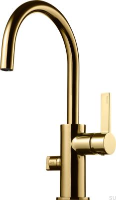 Küchenarmatur mit Spülmaschinenventil ARM384 Messing Honiggold