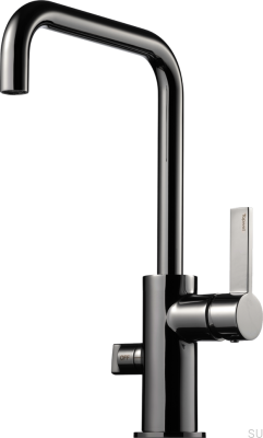Küchenarmatur mit Spülmaschinenventil ARM584 Messing Schwarz Chrom