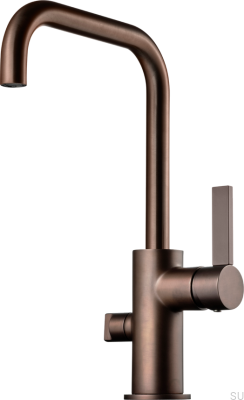 Küchenarmatur mit Spülmaschinenventil ARM584 Messing Braun