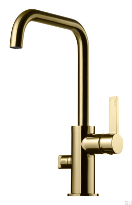 Küchenarmatur mit Spülmaschinenventil ARM584 Messing Honiggold